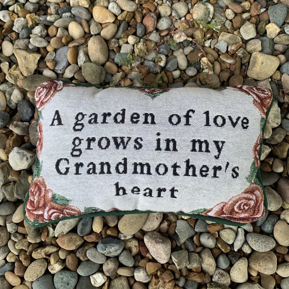Grandmother Garden of Love Floral Tapestry Pillow Decorative Throw Cushion